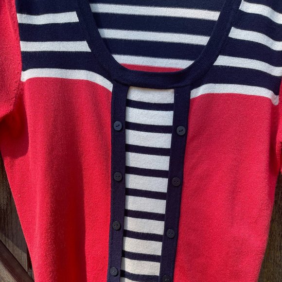 Nautical Short Sleeved Sweater - Picture 2 of 5